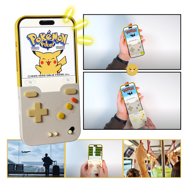 Smartphone Retro Gaming Case With Physical Buttons Flip To Play