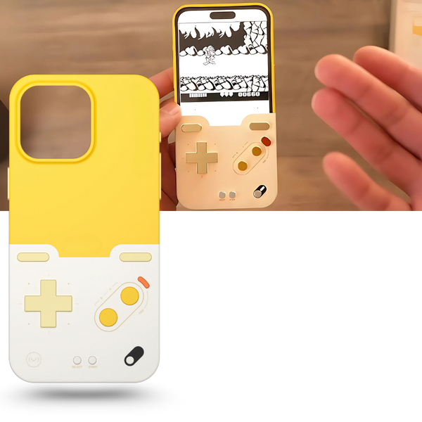 Smartphone Retro Gaming Case With Physical Buttons Flip To Play