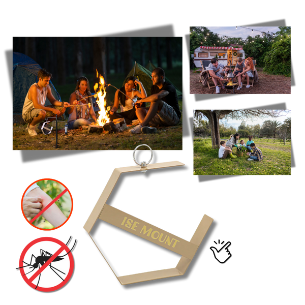 Weatherproof Iron Mosquito Coil Holder for Outdoor Areas