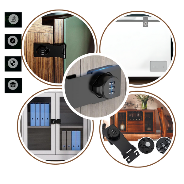 Keyless Quick Install Cabinet Lock For Instant Setup And Secure Access