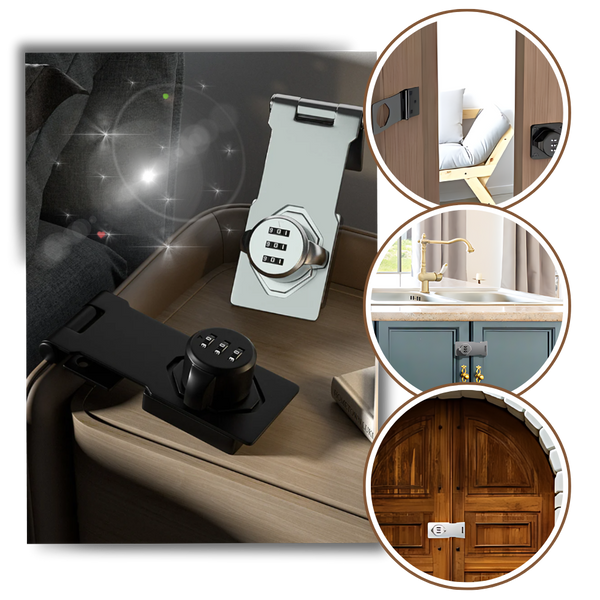 Keyless Quick Install Cabinet Lock For Instant Setup And Secure Access