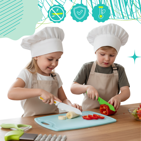 Safe Slice Kitchen Play Set For Kids With Serrated Edges