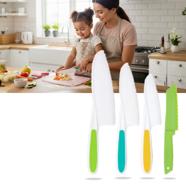 Safe Slice Kitchen Play Set For Kids With Serrated Edges