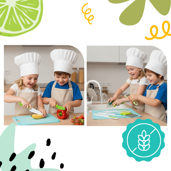 Safe Slice Kitchen Play Set For Kids With Serrated Edges
