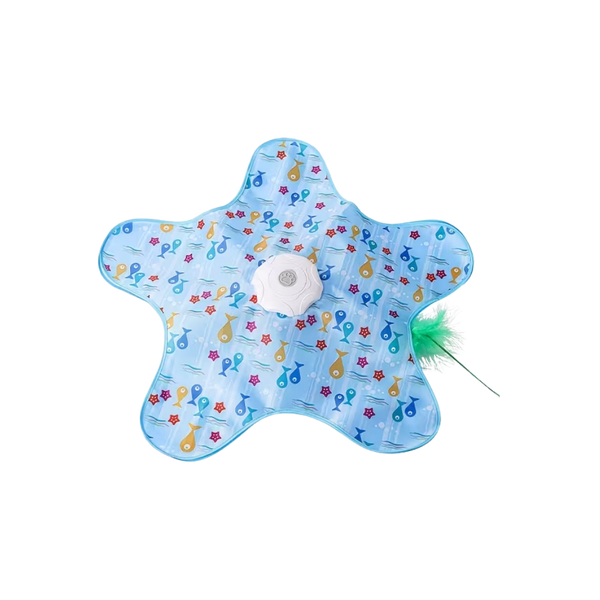 Smart Motion Kitten Teething Feather Toy For Interactive Indoor Play