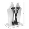 V Shaped Knife Sharpener With Adjustable Coarseness For Effortless Sharpening
