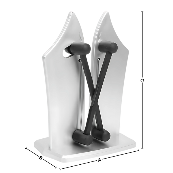 V Shaped Knife Sharpener With Adjustable Coarseness For Effortless Sharpening