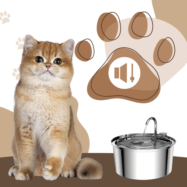 Large Capacity Cat Water Fountain for Hydration and Quiet Operation