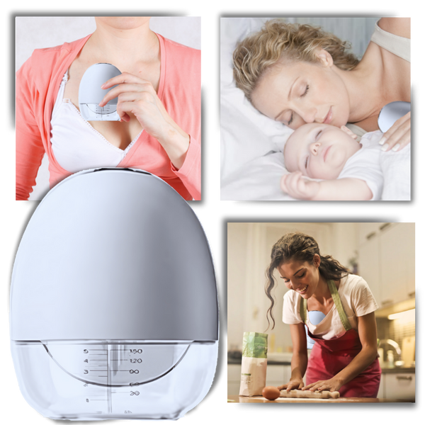 Portable Hands Free Breast Pump With Leak Prevention And Quiet Performance