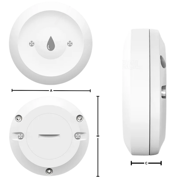 Wireless Leak Sensor With Real Time Alerts And App Control