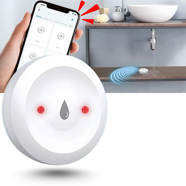Wireless Leak Sensor With Real Time Alerts And App Control