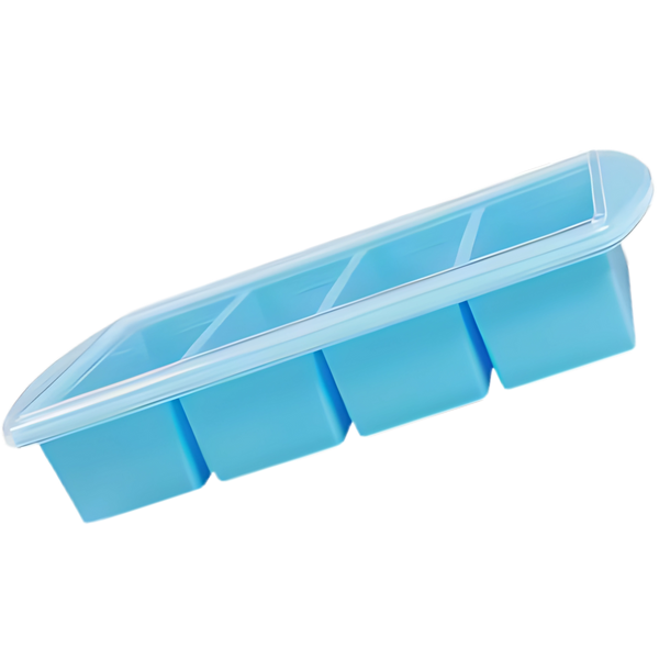 Soup Cube Tray With Airtight Lid For Secure Freezing And Storage