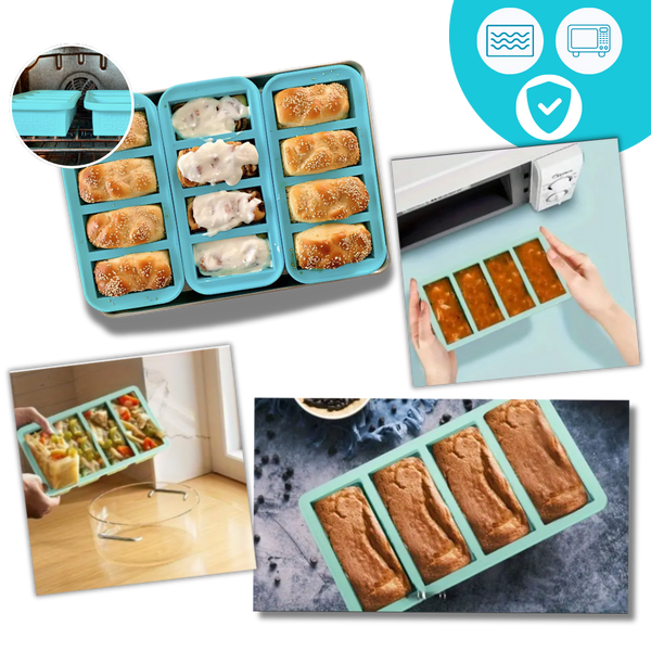 Soup Cube Tray With Airtight Lid For Secure Freezing And Storage