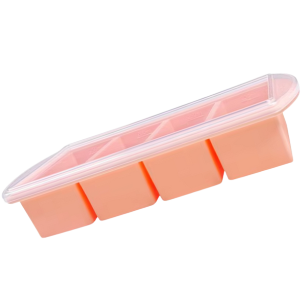 Soup Cube Tray With Airtight Lid For Secure Freezing And Storage