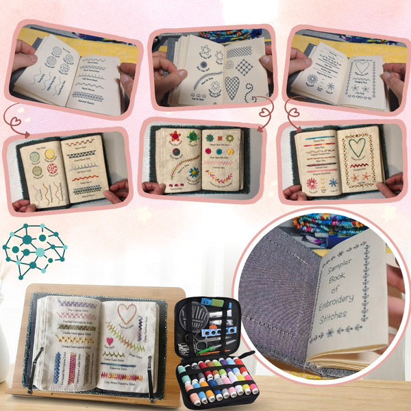 Linen Embroidery Stitch Book For Practice And Mastery At Home