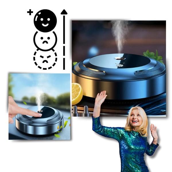 Premium Car Air Purifier With Long Lasting Fragrance And Mood Enhancement