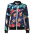 Floral Bomber Jacket With Lightweight Comfort And Zip Closure