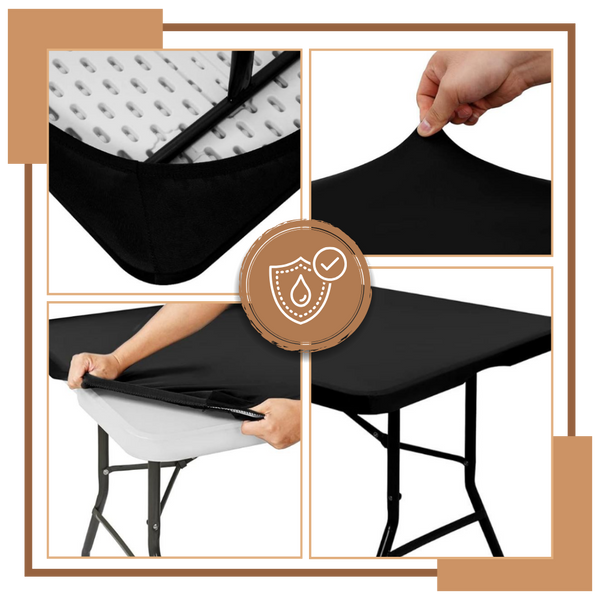 Lux Lambskin Tablecloth With Waterproof Elastic Edge Fit