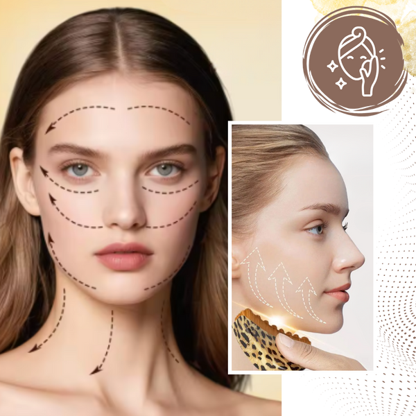 Lymphatic Facial Massage Brush For Puffiness And Contour Refinement