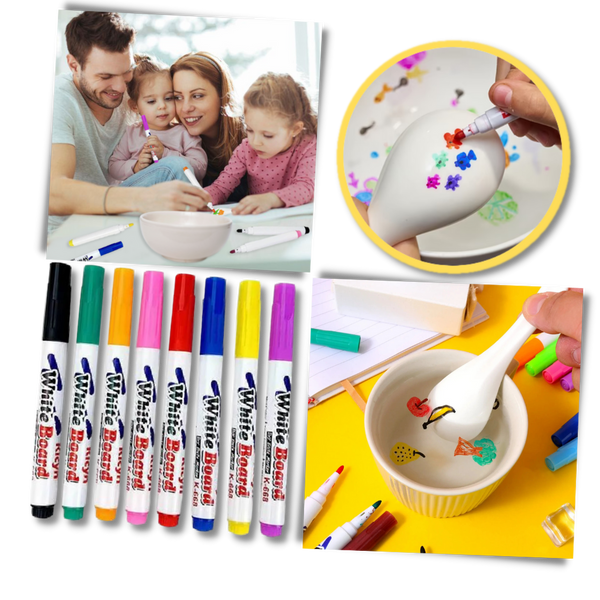 Water Paint Pens Set for Kids, Eco Friendly Screen Free Creativity