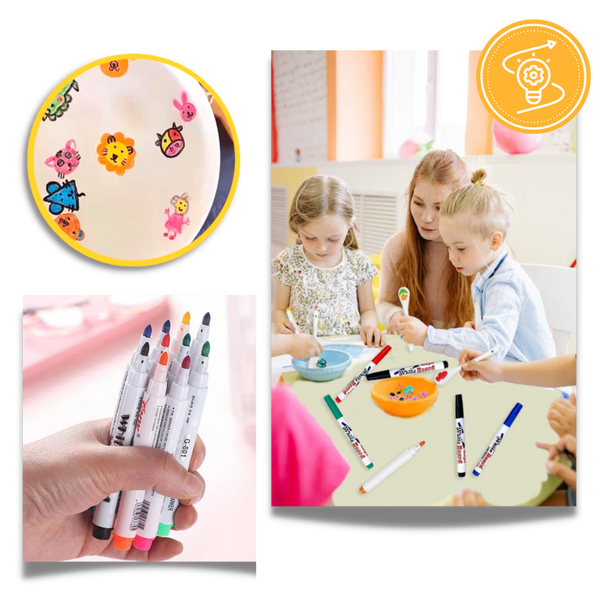 Water Paint Pens Set for Kids, Eco Friendly Screen Free Creativity
