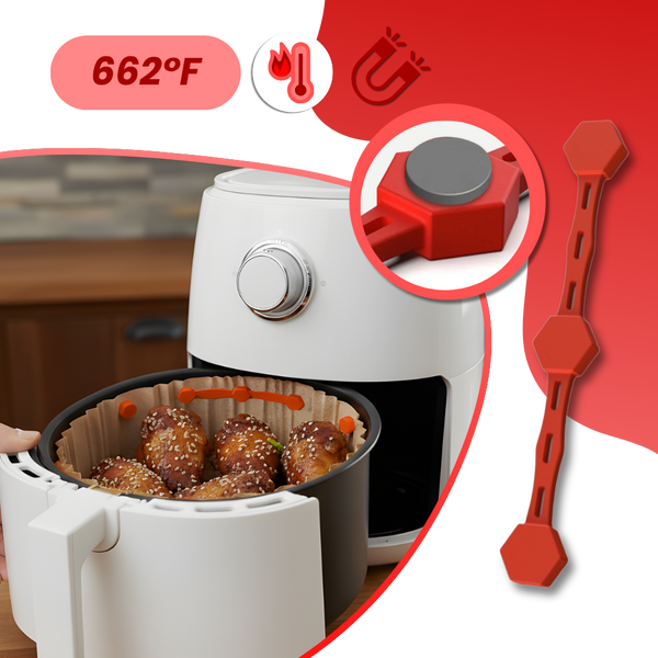 Magnetic Parchment Buckle For Air Fryers Keeps Paper In Place