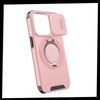 Magnetic Armor iPhone Case With 360 Degree Kickstand And Camera Shield