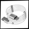 Magnetic Coil USB Cable Delivers Tangle Free Fast Charging