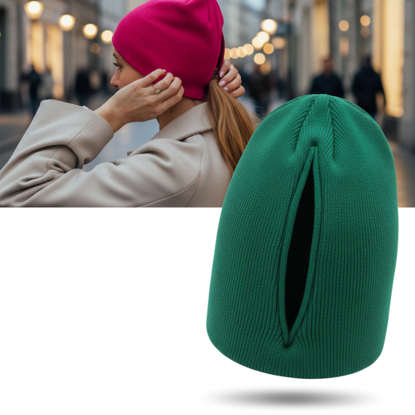 Magnetic Beanie For Hair Updos And Down Styles With Warm Comfort