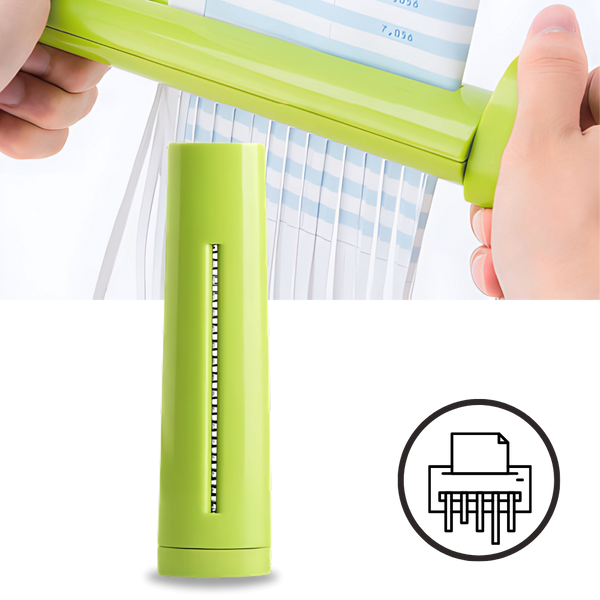 Portable Manual Paper Shredder For Secure Document Disposal