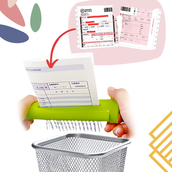 Portable Manual Paper Shredder For Secure Document Disposal