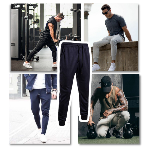 Men's Workout Pants With Elastic Waistband For Comfort And Mobility