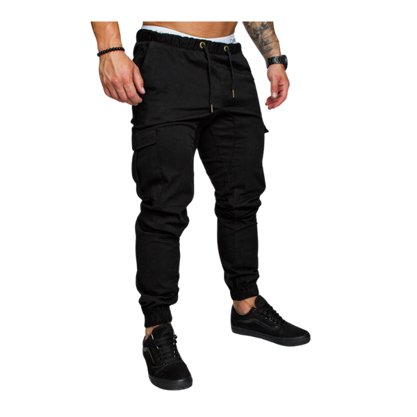 Urban Slim Fit Cargo Pants With Functional Multi Pocket Design