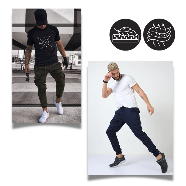 Urban Slim Fit Cargo Pants With Functional Multi Pocket Design