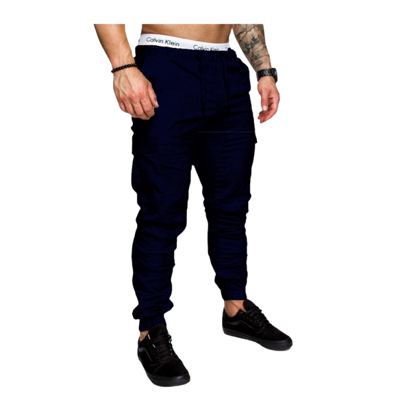 Urban Slim Fit Cargo Pants With Functional Multi Pocket Design