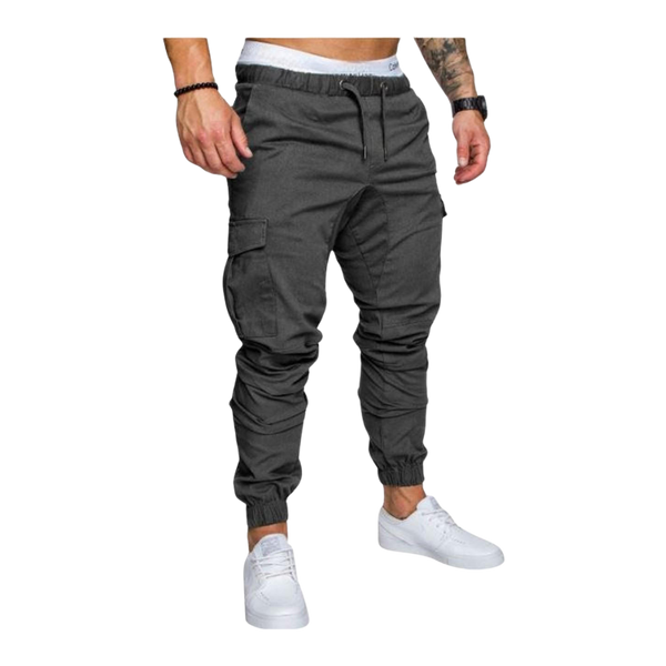 Urban Slim Fit Cargo Pants With Functional Multi Pocket Design