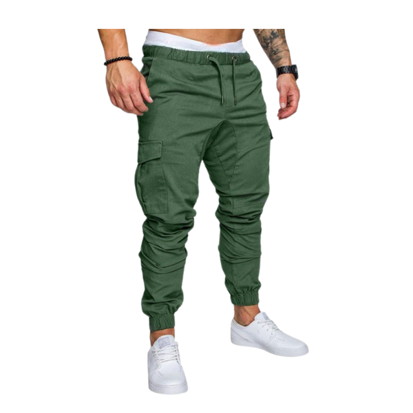 Urban Slim Fit Cargo Pants With Functional Multi Pocket Design