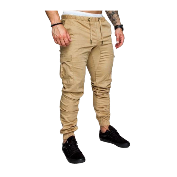 Urban Slim Fit Cargo Pants With Functional Multi Pocket Design
