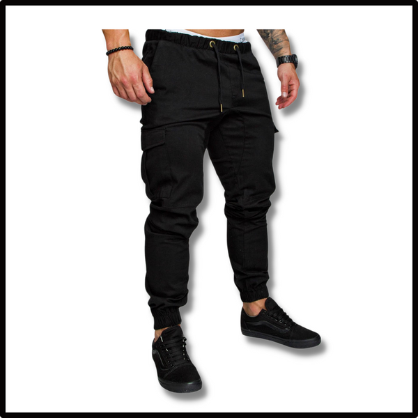 Urban Slim Fit Cargo Pants With Functional Multi Pocket Design