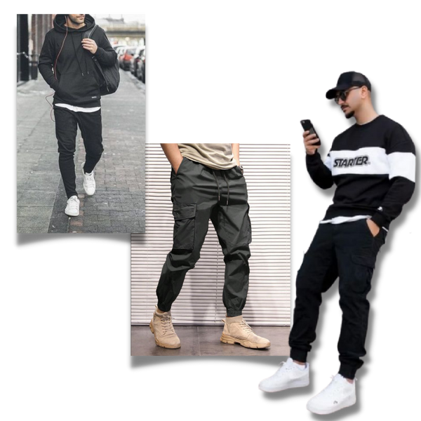 Urban Slim Fit Cargo Pants With Functional Multi Pocket Design