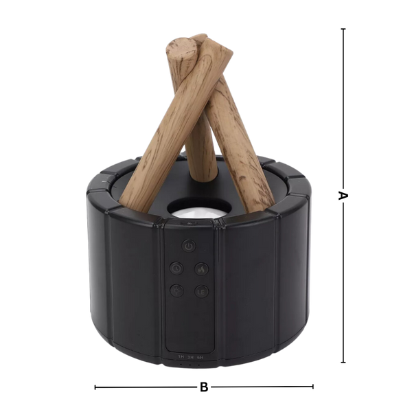 Bonfire Ambiance Aromatherapy Diffuser With Quiet Gentle Mist