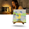 RGB LED Note Board With Reusable Dry Erase Surface And Stand