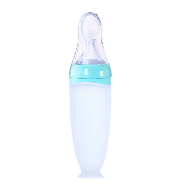 Silicone Spoon Feeding Bottles With Mess Free Design For Easy Mealtimes