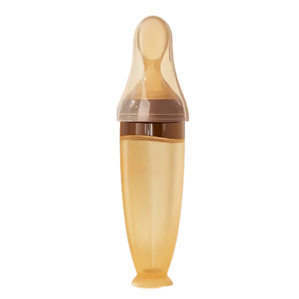 Silicone Spoon Feeding Bottles With Mess Free Design For Easy Mealtimes