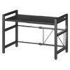 Expandable Kitchen Rack For Clutter Free Countertops With Hooks