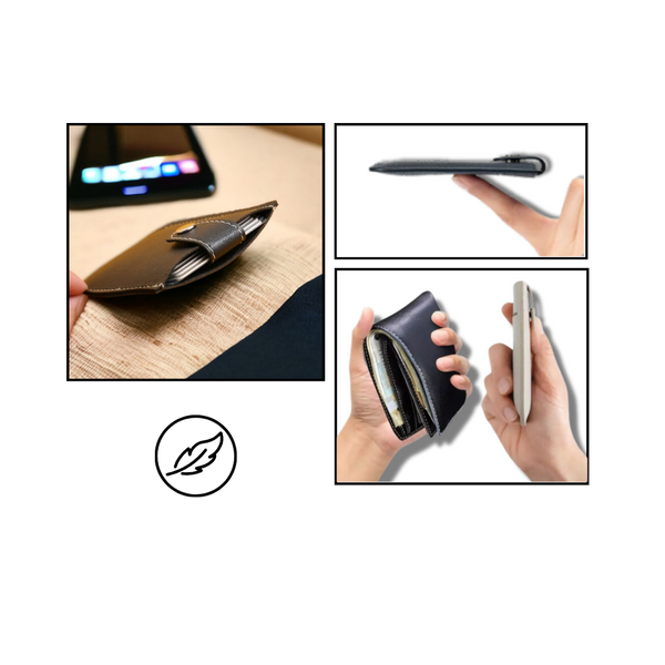 Sleek Minimalist Card Holder Wallet With Enhanced Security