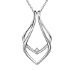 Elegant Pendant For Ring Storage Holds Up To Four Rings