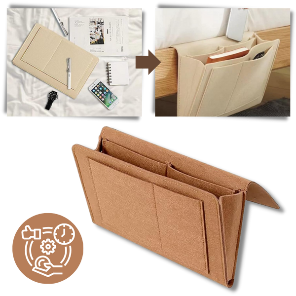Floating Hanging Organizer With Space Saving Quick Access