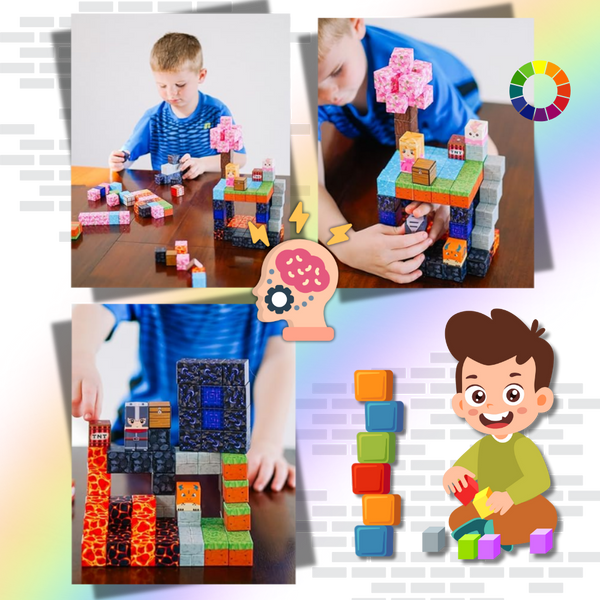 Educational Magnetic Building Blocks For Creative STEM Play