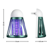 Ultrasonic Mosquito And Fly Zapper Light For Pest Free Living